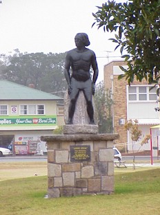 Jimmy Crow statue in town of Crow's Nest