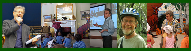 Banner of 5 images of Daryll Bellingham, Storyteller