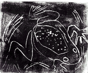 Dilly the frog.