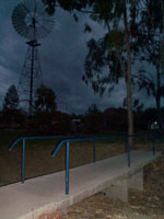 Bridge and bike path.